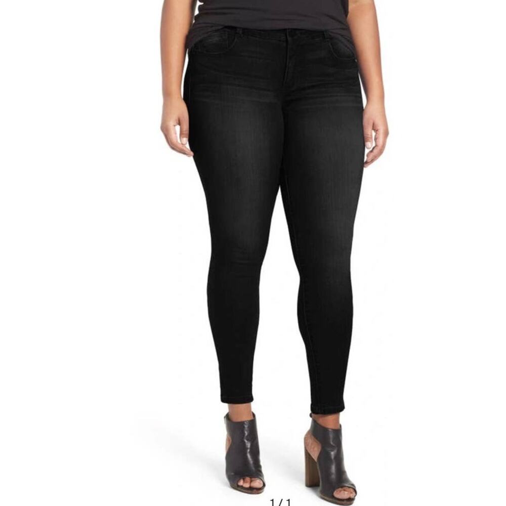 Wit & Wisdom jeans AB Solution stretch skinny black size 24W